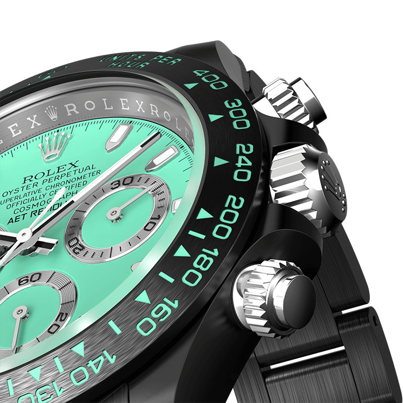 Daytona hot sale green bezel