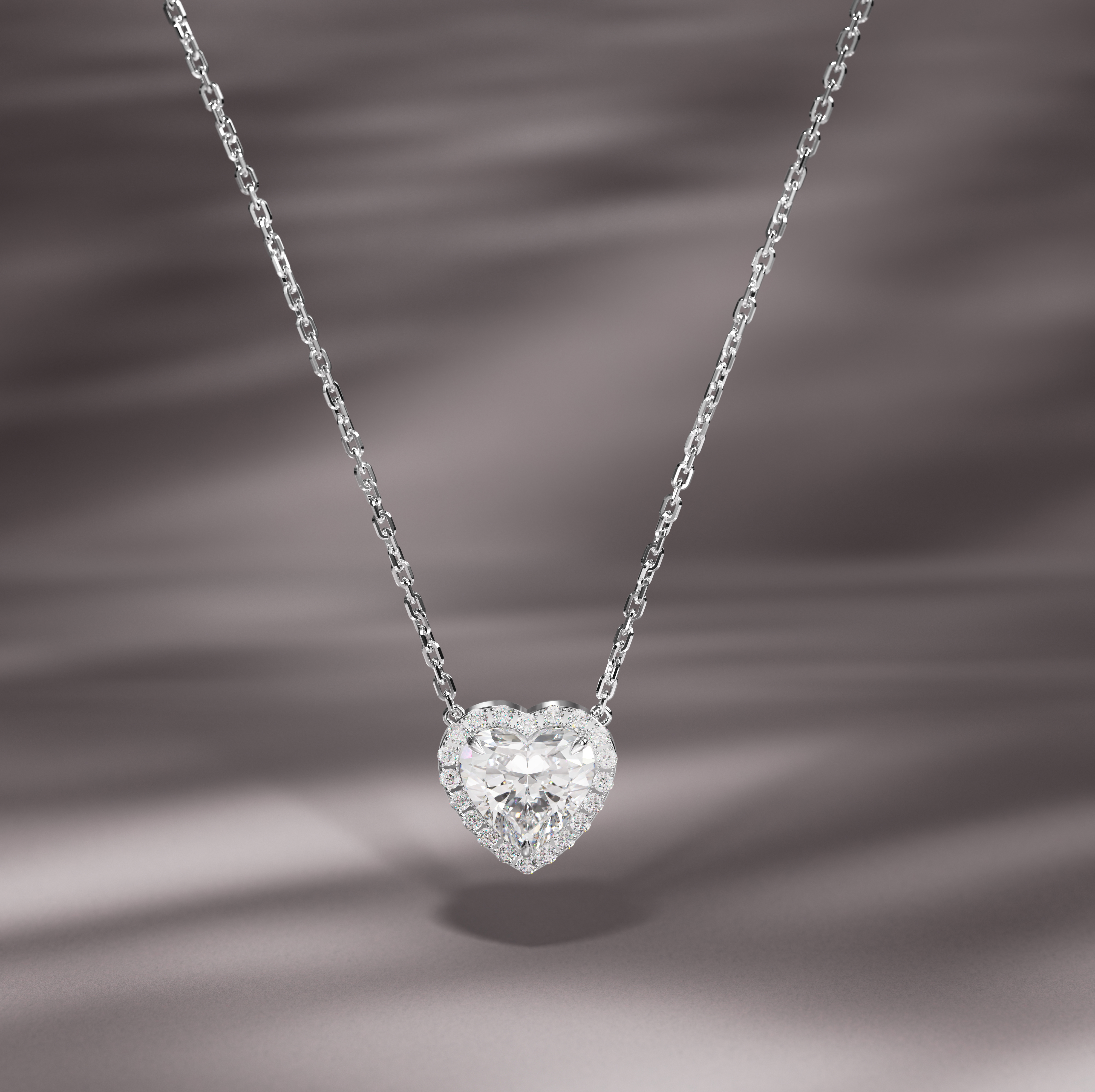 大人気超美品新着6連ハート形ダイヤモンドネックレス3ct AET REMOULD